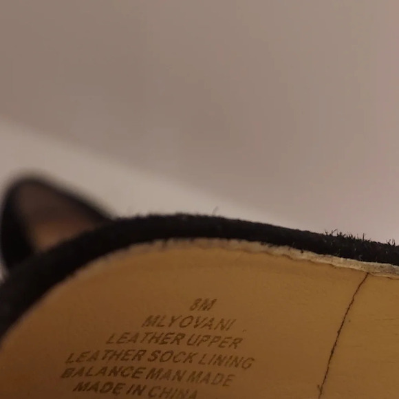 Marc Fisher LTD Black Suede Mlyovani Pointed Toe Block Heels in Size 8 M - Picture 10 of 13